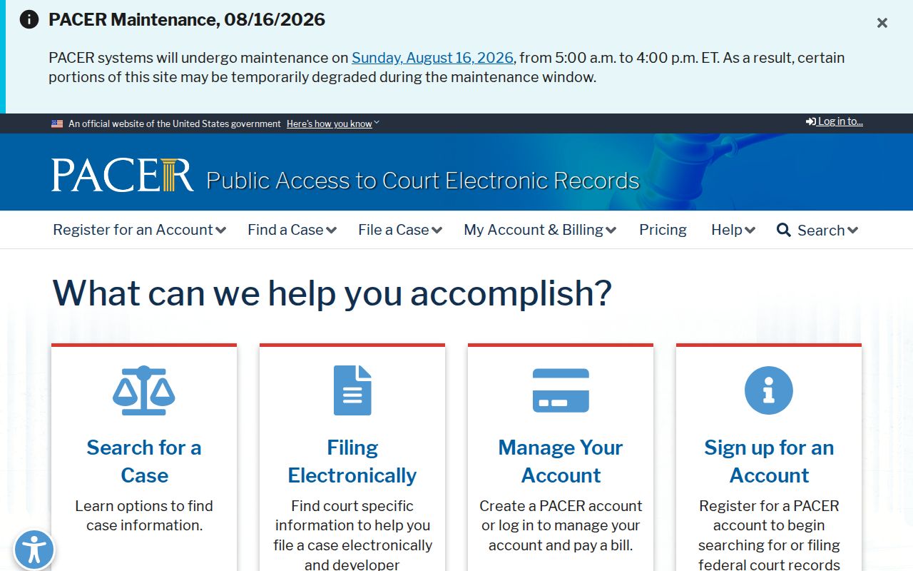 Fluvanna County sex offender lookup compared with the PACER federal case search